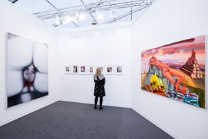 Betty Tompkins and Judith Linhares, P·P·O·W Gallery, Frieze London (3–6 October 2019). Courtesy Ocula. Photo: Charles Roussel.